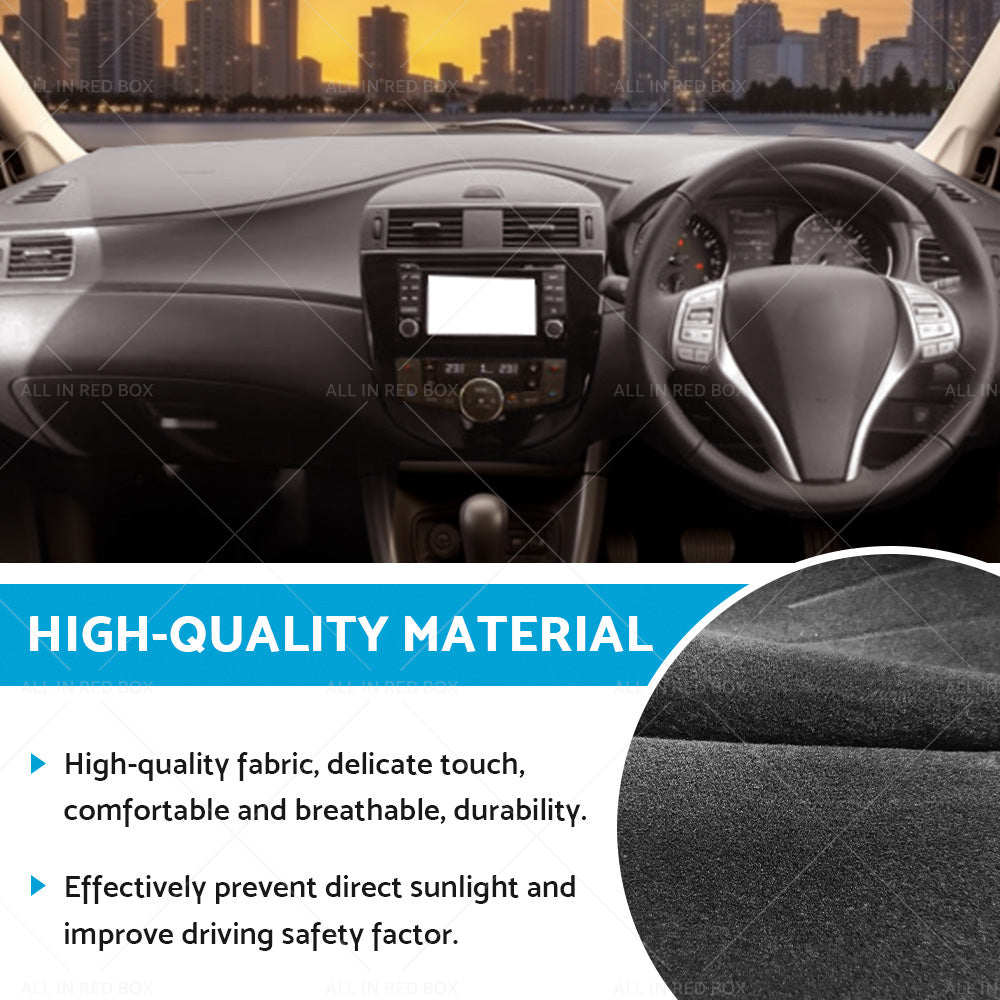 Non-Slip Dash Mat Suitable For Nissan Pulsar B17 C12 2013-2016 Dashboard Cover-4