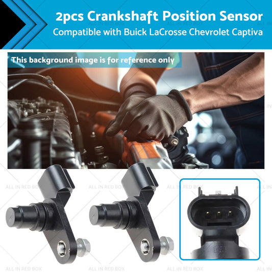 2x Camshaft Position Sensor Suitable for Chevrolet Equinox Captiva GMC 12577245-0