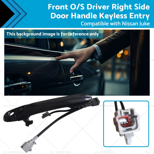 Front Driver Right Side Door Handle Keyless Entry Suitable for 10-19 Nissan Juke-0