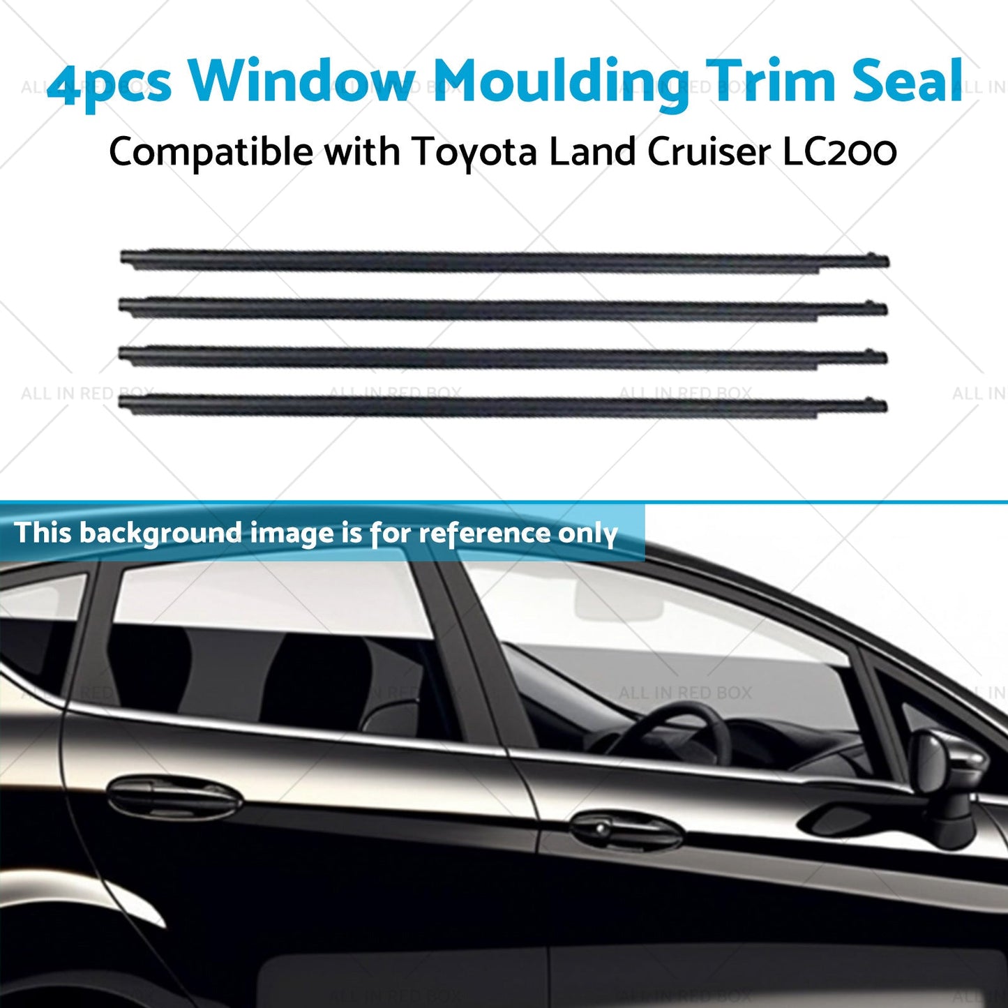 Window Seal Belt Weatherstrip Suitable For Toyota Land Cruiser LC200 2008-2016-3