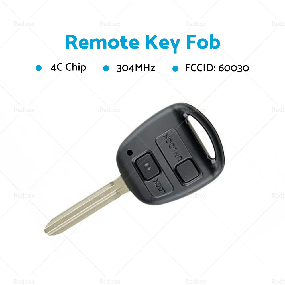 60030 Remote Car Key Suitable For Toyota Corolla Rav4 Tarago Avensis Verso-1
