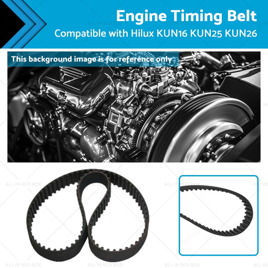 1KD-FTV Engine Timing Belt Suitable for Hilux KUN16 KUN25 KUN26 3. 0L Diesel