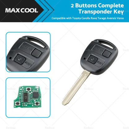 60030 Remote Car Key Suitable For Toyota Corolla Rav4 Tarago Avensis Verso-0