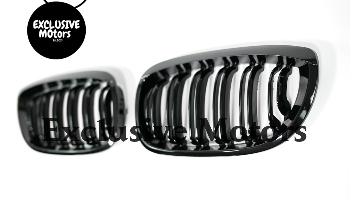 Front Bumper Kidney Grille Black for BMW 3 Series E46 LCI Coupe 2002-2005