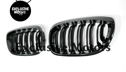 Front Bumper Kidney Grille Black for BMW 3 Series E46 LCI Coupe 2002-2005