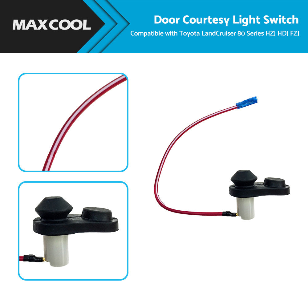 Door Courtesy Light Switch Suitable For Toyota LandCruiser 80 Series HZJ HDJ FZJ-3