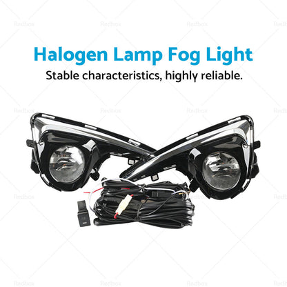 2xFront Grill Bumper Halogen Lamp Fog Lights Suitable For Toyota Yaris 2018-2019-1
