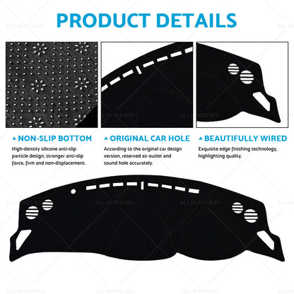 Dash Mat Dashmat Cover Suitable For Toyota 86 Subaru BRZ 2012-2021 Dashboard Pad-2
