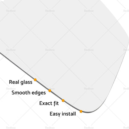 Left Side Mirror Glass with Back Plate Suitable for TOYOTA YARIS 2012 - 2017