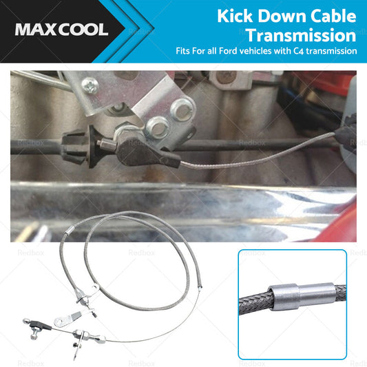 Stainless Kickdown Cable for Ford C4 Transmission 1964-1986