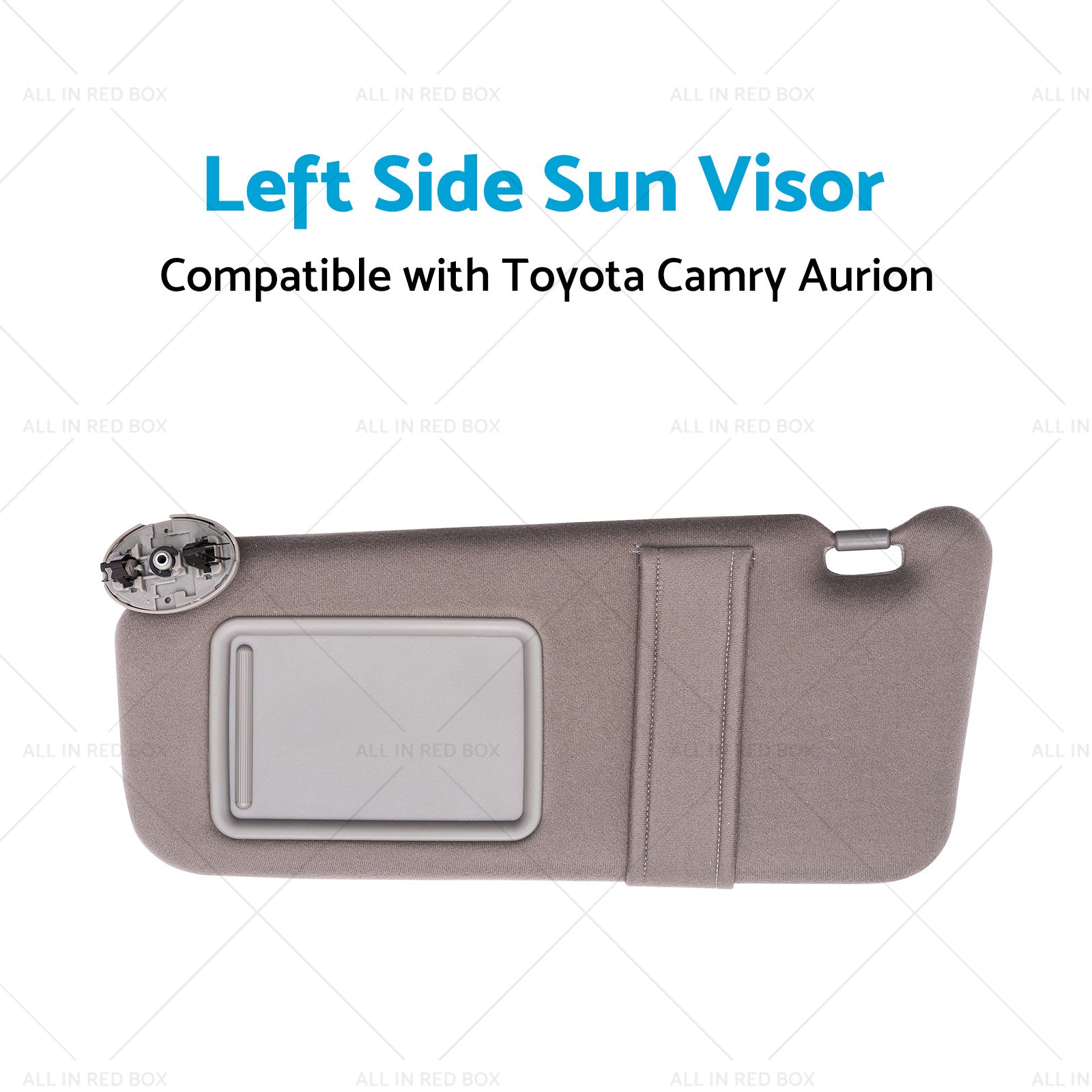 7432006780B0 Left Side Sun Visor Gray Suitable for Toyota Camry Aurion 07-11-3