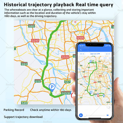 4G Real Time GPS Tracker Magnetic Alarms Live Tracking Vehicle Car Mini Tracker-3