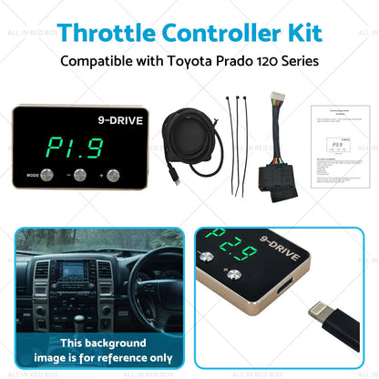 9 Mode Throttle Controller Kit Suitable for Toyota Prado 120 Series 2002-2009-4