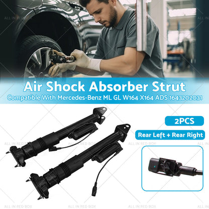 2X Rear Air Shock Absorber Strut Suitable For Mercedes-Benz ML GL W164 X164 ADS-0