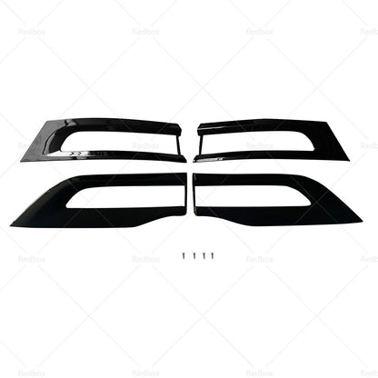 4PCS Gloss Tail Light Cover Trim Bezel  Suitable For Jeep Grand Cherokee 14-20-2