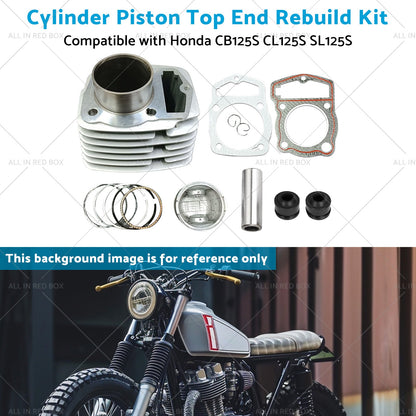 CL125S SL125S Cylinder Piston Top End Rebuild Kit Suitablefor Honda CB125S 71-85-4
