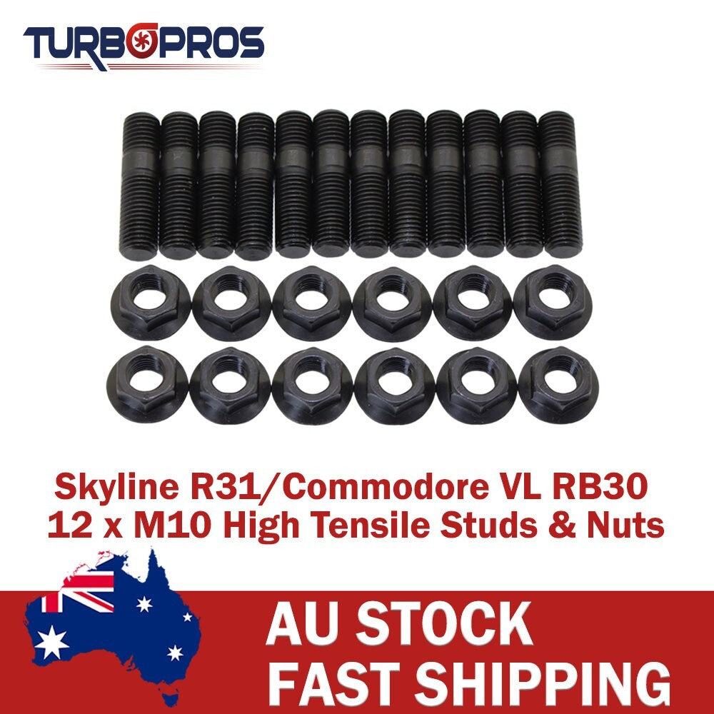 High Tensile Exhaust Manifold Stud Kit for Holden Commodore VL RB30 ...