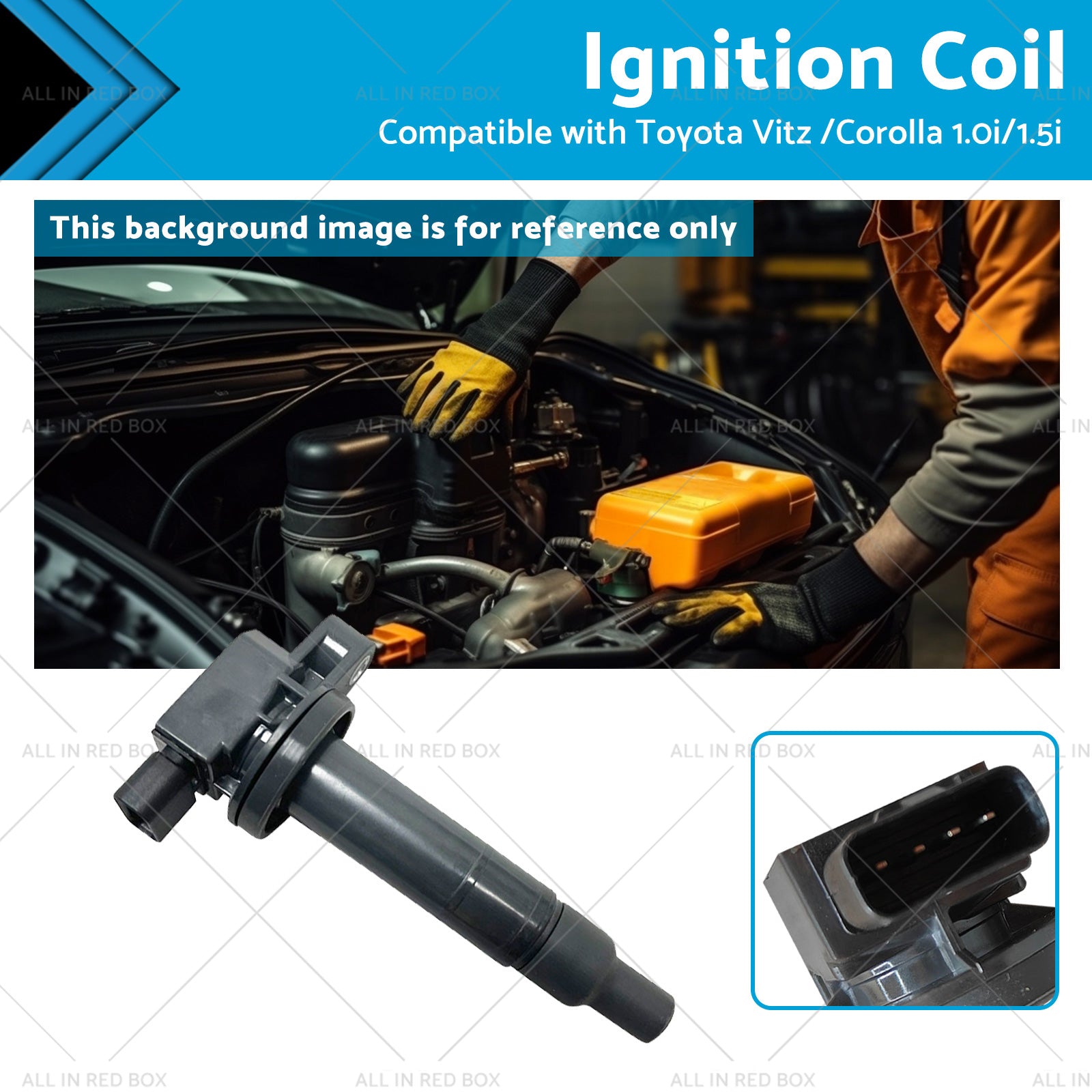 9091902240 Ignition Coil Suitable for Toyota Vitz  00  or Corolla  13  1. 0i or 1. 5i-0