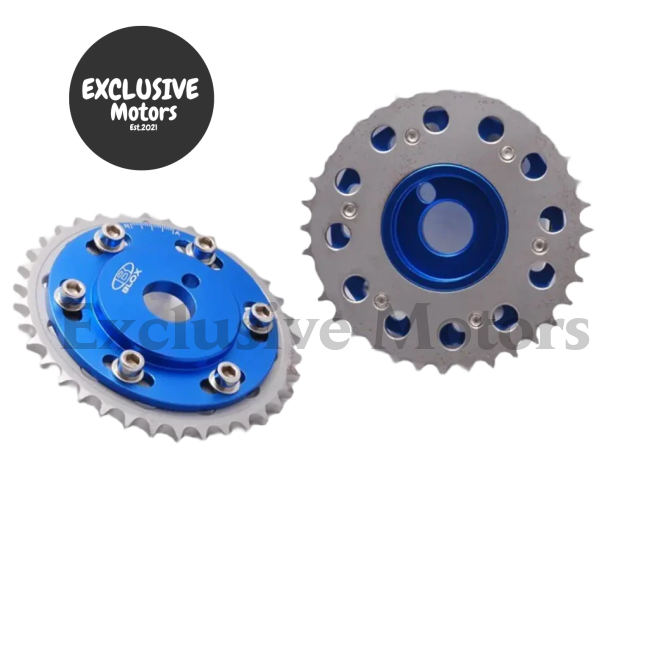 2Pcs Adjustable Cam Gears Timing Pulley Kit For Nissan Silvia Sr20De/T