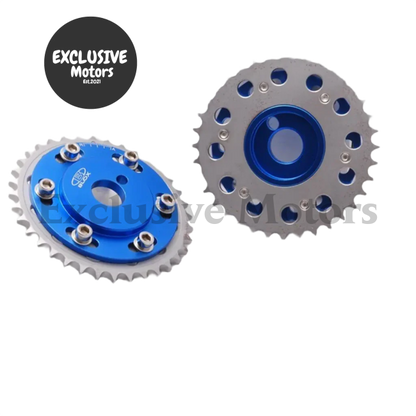 2Pcs Adjustable Cam Gears Timing Pulley Kit For Nissan Silvia Sr20De/T