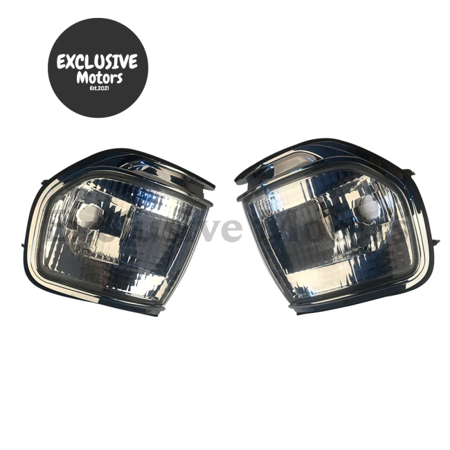 2Pcs Car Turn Signal Light Corner Lamp For Toyota Land Cruiser (Fj80 Lc80)