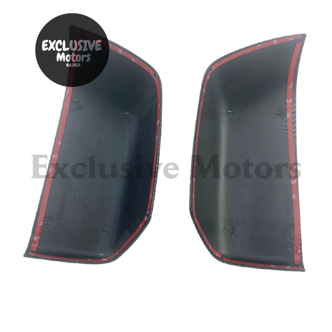 2Pcs Carbon Door Mirror Covers For Isuzu Dmax 2012-2017