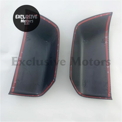 2Pcs Carbon Door Mirror Covers For Isuzu Dmax 2012-2017