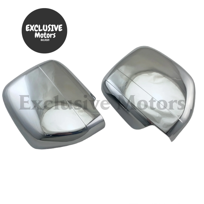 2Pcs Chrome Door Mirror Covers For Toyota Land Cruiser Prado