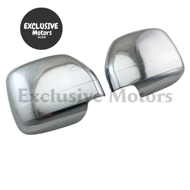 2Pcs Chrome Door Mirror Covers For Toyota Land Cruiser Prado