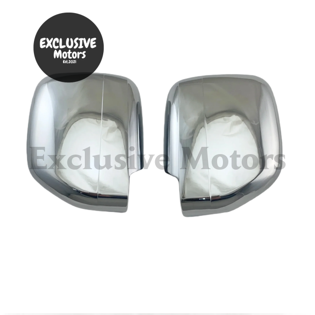 2Pcs Chrome Door Mirror Covers For Toyota Land Cruiser Prado