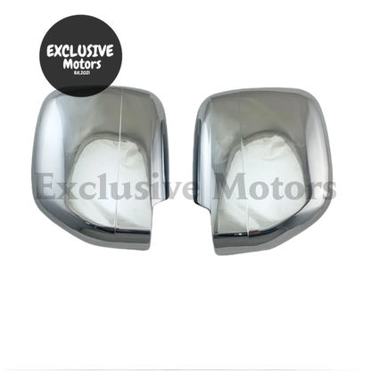 2Pcs Chrome Door Mirror Covers For Toyota Land Cruiser Prado