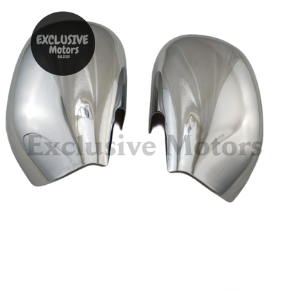 2Pcs Chrome Door Mirror Covers For Toyota Rav4 (1996-2000)