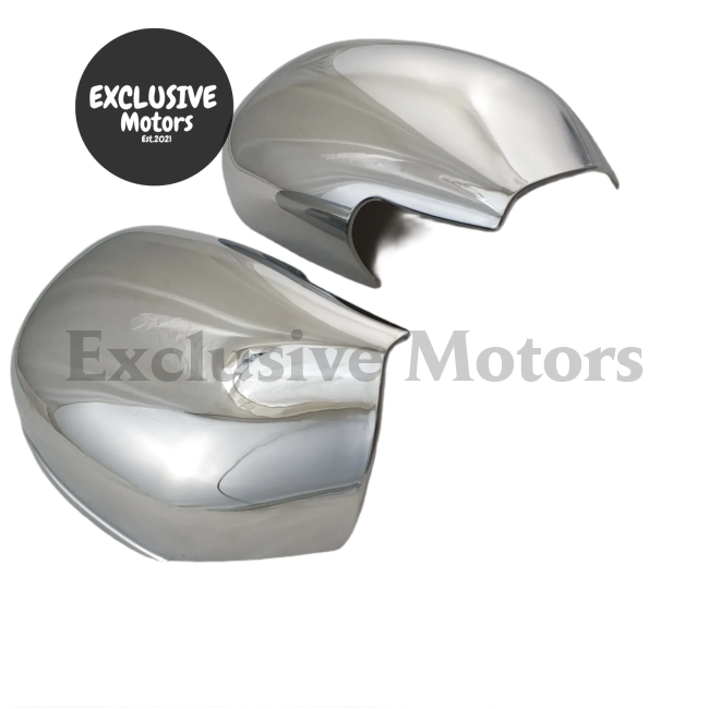 2Pcs Chrome Door Mirror Covers For Toyota Rav4 (1996-2000)