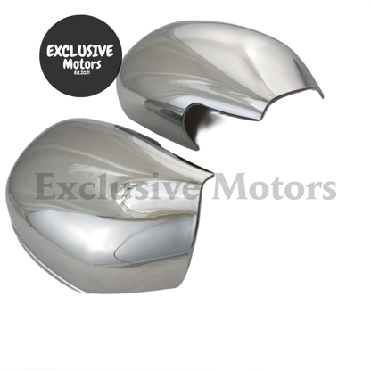 2Pcs Chrome Door Mirror Covers For Toyota Rav4 (1996-2000)