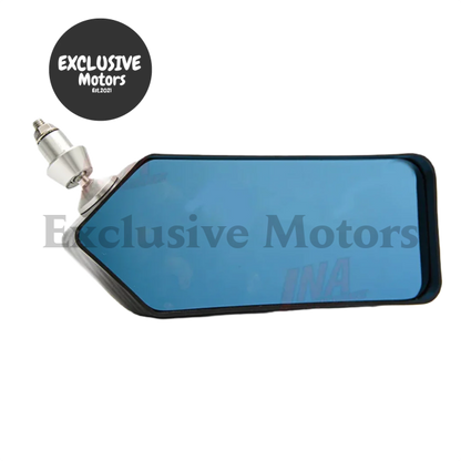 2Pcs Retro Car Rearview Side Mirror F1 Style