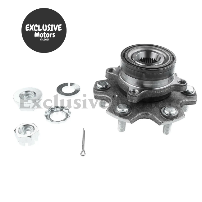 2X Front Wheel Bearing/Hubs 12Mm For Mitsubishi Pajero Nm Np Ns Nt 2000-2010