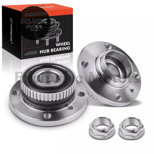 2X Front Wheel Bearing Hubs For Bmw E30 1982-1993