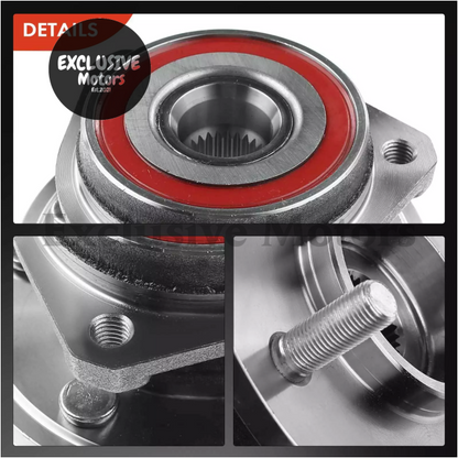 2X Front Wheel Bearing Hubs For Jeep Cherokee Wrangler 1994-2001