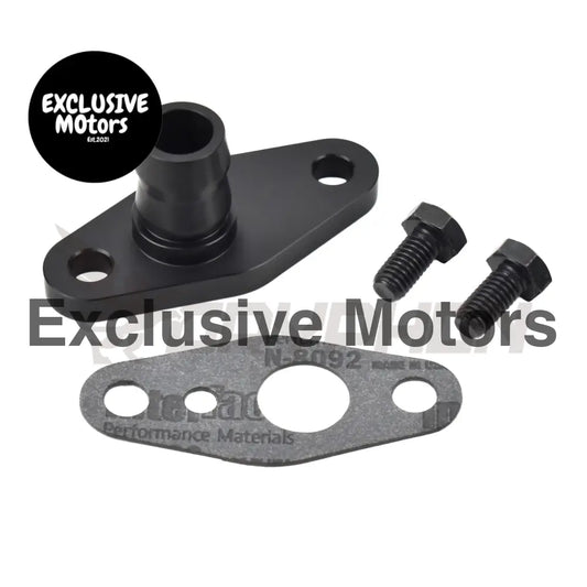 3/4" Barb Turbo Oil Drain Flange Kit For Toyota 12ht Oil Pan