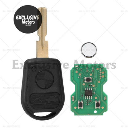 3 Button Remote Key for BMW E31, E32, E34, E36, E38,  (1989-2006)