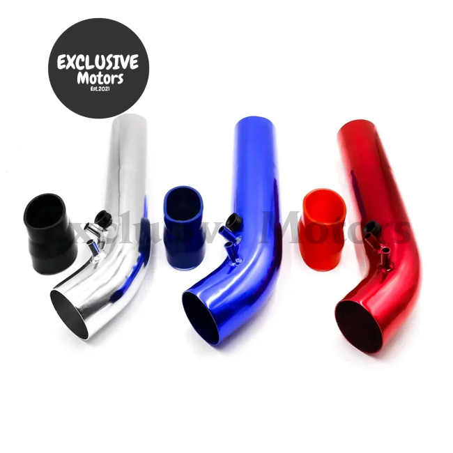 3-Inch/76Mm Universal Aluminum Cold Air Intake Pipe Kit W Filter & Rubber Hose