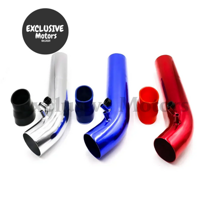 3-Inch/76Mm Universal Aluminum Cold Air Intake Pipe Kit W Filter & Rubber Hose