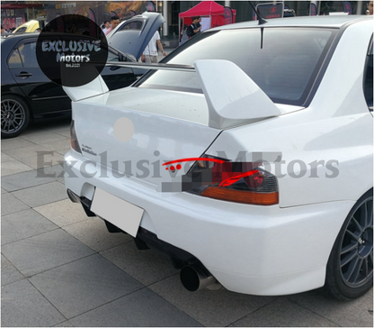 Rear High Wing Spoiler (3-Piece) for Mitsubishi Lancer Evolution EVO (2003-2007)