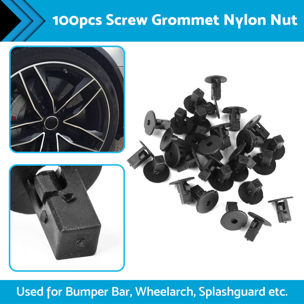 Screw Grommet Trim Clip Wheelarch Inner Guard Bumper Nut Suitable For Toyota-1