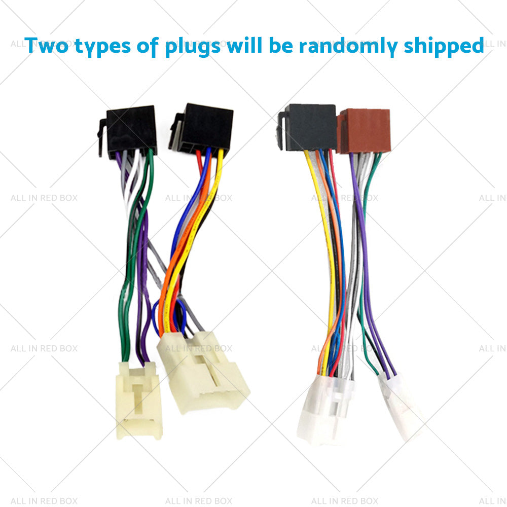 Stereo Double Din Dash Facia Fascia Kit  ISO Wiring Harness Suitable For Toyota-1
