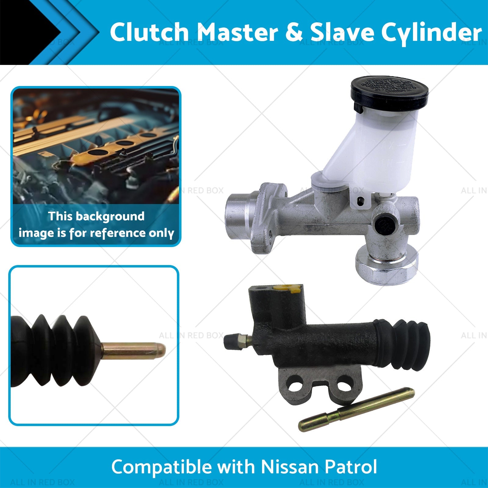 Clutch Slave  and  Master  and  Booster Cylinder Suitablefor Nissan Patrol GU Y61 4. 2L-1