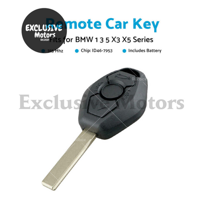 315Mhz Remote Car Key W/ Chip ID46-7953 for BMW 3 5 Series X3 X5 CAS2 3 Buttons