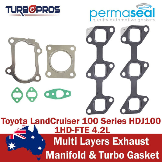 Permaseal Exhaust Manifold&Turbo Gasket for Toyota Landcruiser 100 1HD-FTE 4.2L