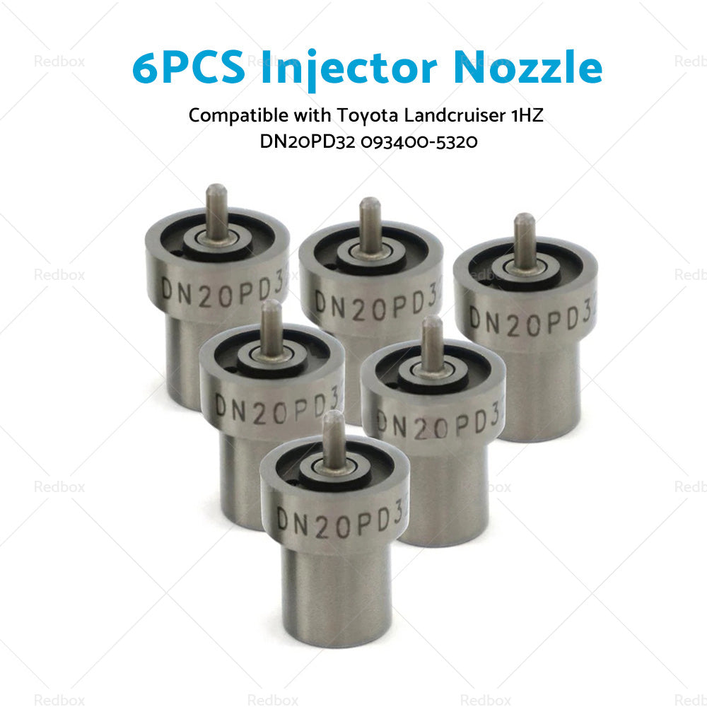6PCS Injector Nozzle Suitable For Toyota Landcruiser 1HZ DN20PD32 093400-5320-1