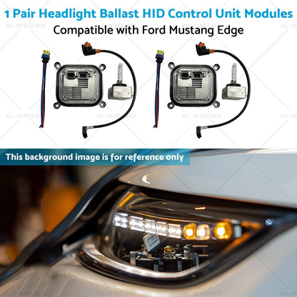 1 Pair Headlight Ballast HID Control Unit Modules Suitable for Ford Mustang Edge-4